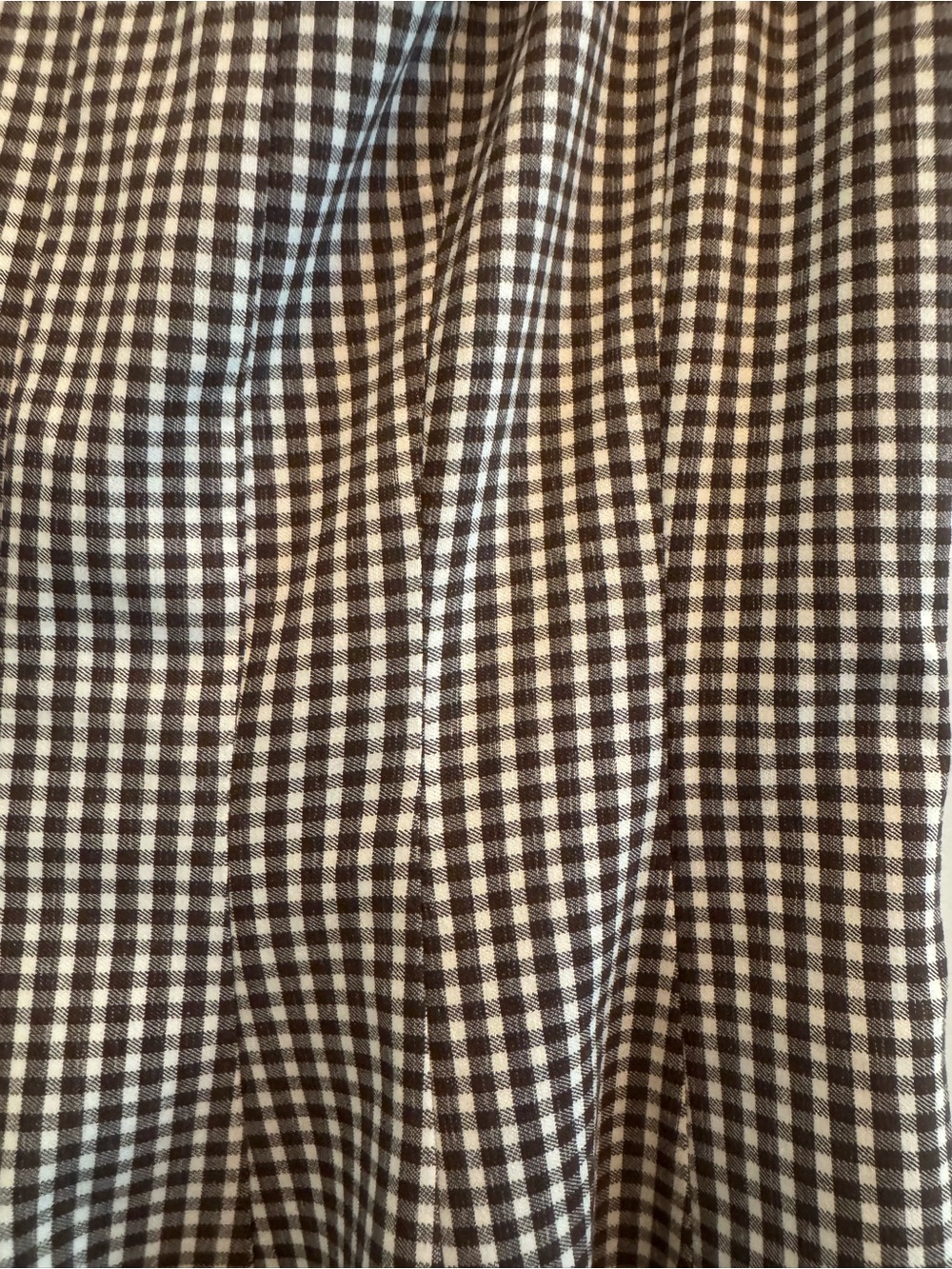 STAUD Black and White Gingham Midi Dress - Picture 2 of 3